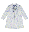 La Coqueta Mirta Floral Cotton Dress In Multicoloured