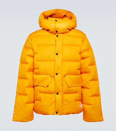 The North Face Remastered Sierra Quilted Parka Coat In Orange