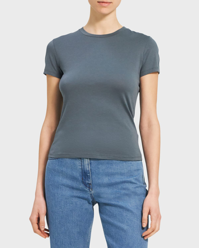 Theory Tiny Tee In Blueberry