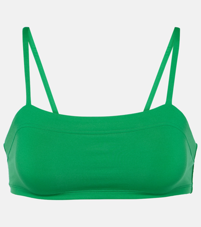 Eres Les Essentiels Azur Bikini Top In Green