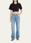 RE/DONE HIGH-RISE LOOSE RIGID STRAIGHT-LEG JEANS