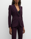 Alexander Mcqueen Classic Single-breasted Suiting Blazer In Nightshade
