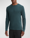 Vince Men's Solid Thermal T-shirt In Deep Teal