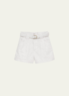 DL1961 GIRL'S LUCY PLEATED CARGO SHORTS