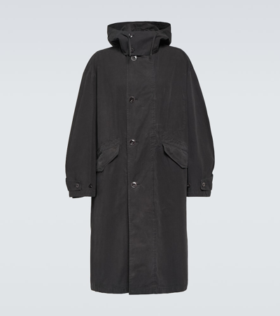 Lemaire Cotton Parka In Green