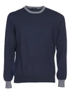 FAY BLUE LONG-SLEEVED SWEATER