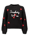 Mc2 Saint Barth Dany Somebody To Love Jumper In Black