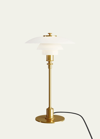 Louis Poulsen Ph 2-in-1 Portable Table Lamp In Brass Metalized
