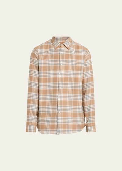 Theory Irving Western Lodi Shirt In Plmno Mult