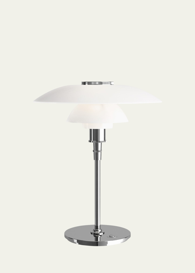 Louis Poulsen Ph 4-3 High Lustre Chrome-plated Glass Table Lamp