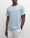 Rag & Bone Classic Fit Short Sleeve Tee In Light Blue