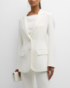Brandon Maxwell The Campbell Blazer Jacket In Ivory