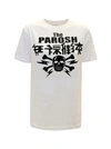 P.A.R.O.S.H CULMINE WHITE COTTON T-SHIRT