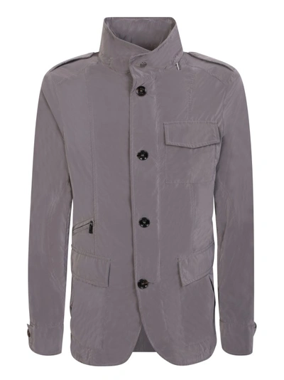 Moorer Light Beige Porto Jacket In Grey