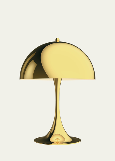 Louis Poulsen Panthella 320 Table Lamp, Metalized Brass In Brass Metalized