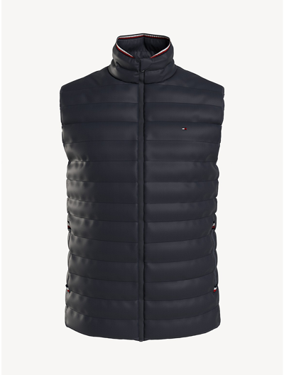 Tommy Hilfiger Recycled Packable Vest In Desert Sky