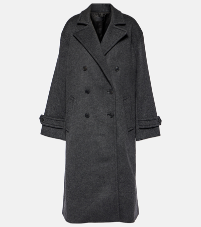 Nili Lotan Georgio Virgin Wool Coat In Grey