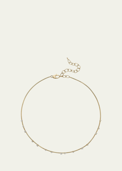Mattia Cielo 18k Yellow Gold Diamond Necklace