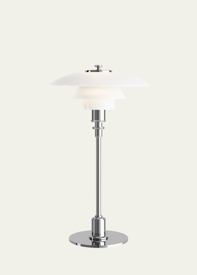 Louis Poulsen Ph 2/1 Chrome-plated Table Lamp In High Lustre Chrom