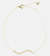 Mateo 14kt Gold Wave Bracelet With Diamonds In Gold