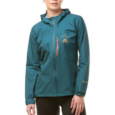 Pre-owned Ronhill Womens Tech Gore-tex Mercurial Running Jacket - Green