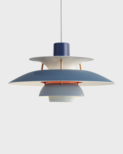 Louis Poulsen Ph 5 Mini Pendant Light In Blue