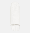 Prada Midirock Aus Baumwolle In White