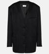 THE ROW TORANIA PINSTRIPED CASHMERE BLAZER