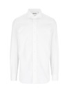 Finamore 1925 Finamore Classic White Cotton Shirt With Traditional Collar In White
