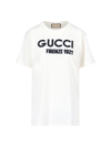 GUCCI LOGO EMBROIDERY T-SHIRT