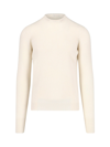 Drumohr Lambwool Sweater In Cream