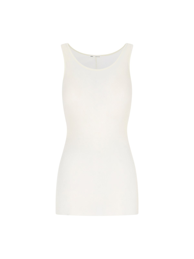 Ami Alexandre Mattiussi Long Tank Top Neutrals For Women In White