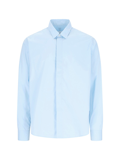 Ami Alexandre Mattiussi Shirt "tonal" In Light Blue