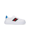 Gucci Sneakers Con Dettaglio Web In White