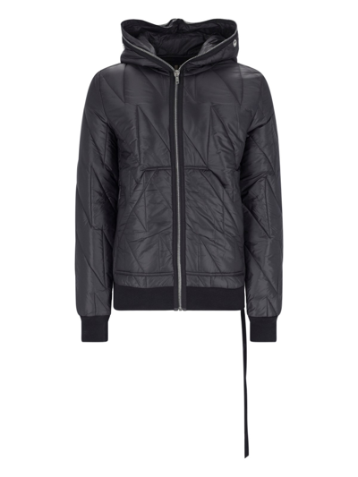 Rick Owens Drkshdw Quilted Jacket In Black  