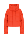 Bacon Puffa Ring" Orange Quilted Nylon Down Jacket In Orange