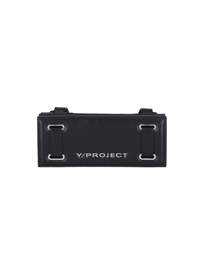 Y/project Y Project Mini Accordion Crossbody Bag In Black
