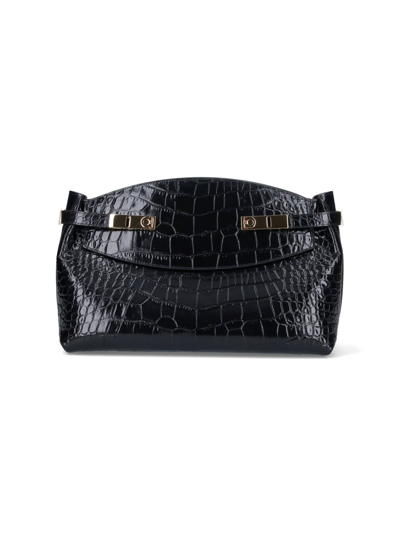 Ferragamo Pouch "hug" In Black  