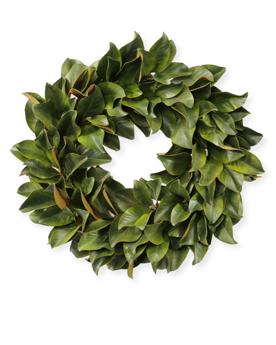 Jim Marvin 36" Magnolia Leaf Wreath In Green