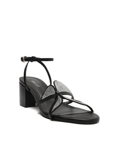 Arezzo Women's Lyla Mid Block Sandals In Black