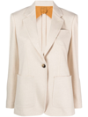 Max Mara Chevron Cachemire Blazer In Pink