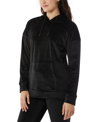 32 DEGREES WOMEN'S VELOUR POUCH-POCKET PULLOVER HOODIE