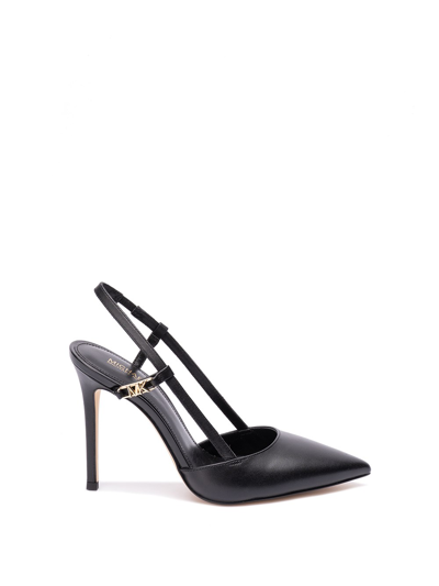 Michael Kors Veronica Sling Pump Pumps In Black Leather