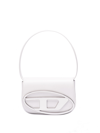 Diesel Women 1dr Leather Shoulder Bag In White
