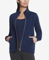 SKECHERS WOMEN'S GOWALK RIBBED HOODLESS JACKET