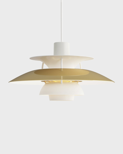 Louis Poulsen Ph 5 Mini Metal Pendant Light In Gold