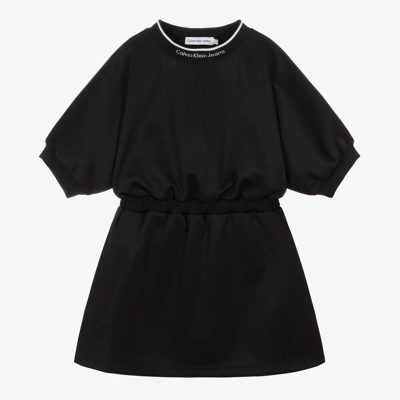 Calvin Klein Kids' Girls Black Jersey Dress