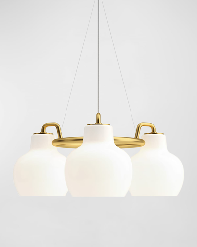 Louis Poulsen Vl Ring Crown 3-light Chandelier In White