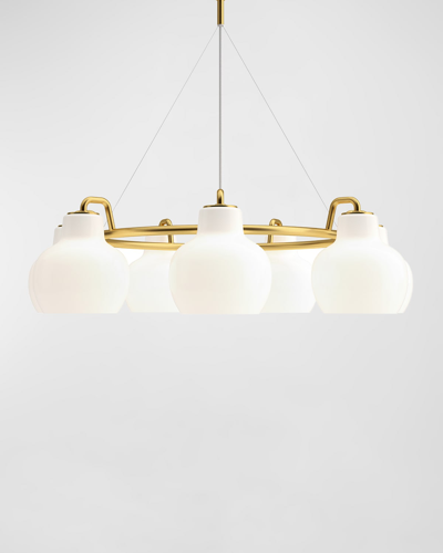Louis Poulsen Vl Ring Crown 7-light Chandelier In White