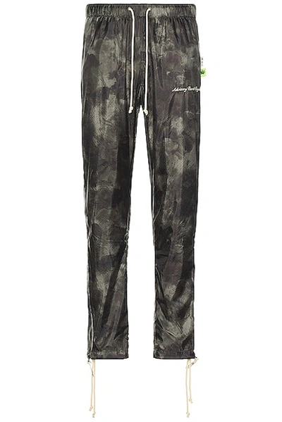 Advisory Board Crystals Tie Dye Ripstop Zip Pant In Black